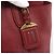 PRADA Tote Bag Vittero Dino Leather Rot Gold Auth 203615A Golden - Ansicht 18