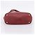 PRADA Tote Bag Vittero Dino Leather Rot Gold Auth 203615A Golden - Ansicht 5