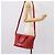 PRADA Handtasche aus Leder 2way Rot Gold authentisch ki6814V Golden - Ansicht 27