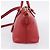 PRADA Handtasche aus Leder 2way Rot Gold authentisch ki6814V Golden - Ansicht 4