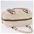 PRADA Handtasche aus Leder weiß silber Auth 204740A - Ansicht 14