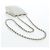 Borsa a tracolla CHANEL Matelasse con catena in pelle d'agnello bianca argento CC Auth 200768M Bianco - vista 7
