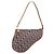 Pouch Saddle Christian Dior Trotter Canvas Marrone Oro Auth am12668V D'oro