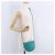 Borsa a tracolla LOEWE Heel Pouch in pelle Verde Smeraldo Auth ka6187V - vista 25