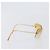 Gafas de sol CHANEL Metal Orange Gold CC Auth yk20917M Dorado Naranja - vista 4