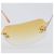 Gafas de sol CHANEL Metal Orange Gold CC Auth yk20917M Dorado Naranja - vista 6