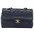 Borsa a tracolla CHANEL Matelasse con catena in pelle d'agnello Navy Gold CC Auth 204122V D'oro Blu navy - vista 13
