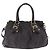 Bolsa de mão PRADA em couro 2way Marrom Dourado Auth 203484M - vista 2