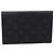 LOUIS VUITTON Monogram Satin Porte MonnaieSatin Card Case M92137 LV Auth 201535M Black - view 2
