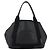 Borsa a mano BALENCIAGA Navy Cabas in pelle nera e argento 339933 Auth 204847 Nero - vista 13