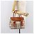 Bolso de Mano BURBERRY Nova Check Canvas Beige Tono Dorado Auth 204621V - vista 27