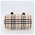 Bolso de Mano BURBERRY Nova Check Canvas Beige Tono Dorado Auth 204621V - vista 5