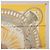 Hermès Pañuelo HERMES Carre 90 de Seda Amarillo Auth 198387M - vista 17