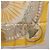 Hermès Pañuelo HERMES Carre 90 de Seda Amarillo Auth 198387M - vista 23