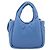 PRADA Handtasche aus Leder 2way Blau Silber Authentisch 204742SAM - Ansicht 2