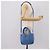 PRADA Handtasche aus Leder 2way Blau Silber Authentisch 204742SAM - Ansicht 25