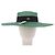 Cappello GUCCI Paglia Verde Auth 203605M - vista 13