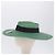 Cappello GUCCI Paglia Verde Auth 203605M - vista 3