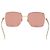 Gafas de sol GUCCI metal Gold Tone Auth 204164M - vista 2