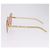 Gafas de sol GUCCI metal Gold Tone Auth 204164M - vista 7