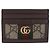 Tarjetero GUCCI Web Sherry Line PVC Brown Gold 523159 Auth 204103V Castaño Dorado - vista 13