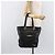 Borsa Tote GUCCI GuccissimaGG in Pelle Nera e Oro 145984 Auth 204661V Nero - vista 25