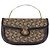 Céline Borsa a mano CELINE C Sulky Canvas Beige Gold Auth 204372 D'oro - vista 13