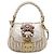 Borsa Miu Miu Matelassé in pelle 2way Champagne Gold Tono Oro Auth 167599SAM D'oro - vista 13