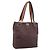 Bolso Tote CHANEL de cuero marrón detalles dorados CC Auth 204638V Castaño