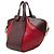 Borsa Satchel Hammock LOEWE Small Bicolor in pelle di vitello rossa Rosso - vista 2