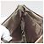 Borsa a pochette CHANEL New Travel Line in tela marrone CC Auth 204800A - vista 19