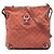 Borsa a tracolla Gucci GG Abbey in camoscio rosa con anello a D