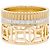 Anel Boucheron "Quatre Radiant Edition Ajourée", ouro amarelo, ouro branco, diamantes.