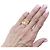 Anel Boucheron "Quatre Radiant Edition Ajourée", ouro amarelo, ouro branco, diamantes. - vista 6