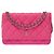 Borsa CHANEL Wallet on Chain in Pelle Rosa - 103854 - vista 3