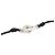 DINH VAN - Bracciale Manette R12 Dinh Van in argento e cordino nero Metallico - vista 3