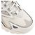 LOUIS VUITTON - Sneakers Runner Tatic Louis Vuitton in pelle e tela grigia e bianca (T41) Argento - vista 5