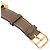 HERMÈS - Heure H Mini 21mm Hermès Uhr in étoupe glattem Leder Braun - Ansicht 4