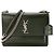 Autre Marque SAINT LAURENT - Borsa a tracolla Saint Laurent Sunset in pelle liscia verde Cachi