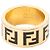 FENDI - Anello Forever Fendi in metallo dorato (T57) D'oro - vista 2