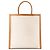 Céline CELINE - Borsa Cabas Large Vertical in tela beige e pelle marrone - vista 3