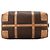 Céline CELINE - Borsa a mano Celine Boston 40 in tela rivestita Macadam e pelle marrone - vista 4