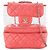 CHANEL - Borsa a tracolla Trendy CC Chanel in pelle rosa e plastica trasparente