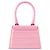 JACQUEMUS - Borsa a tracolla Chiquito Mini Jacquemus in pelle goffrata rosa - vista 3