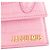 JACQUEMUS - Borsa a tracolla Chiquito Mini Jacquemus in pelle goffrata rosa - vista 5
