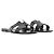 HERMÈS - Sandali Oran Hermès in pelle liscia nera (T37,5) Nero