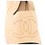 CHANEL - Espadrillas Chanel in pelle e rafia beige e nero (T38) - vista 4