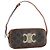 Céline CELINE - Mini Triomphe Schultertasche aus monogrammiertem beschichtetem Canvas Braun - Ansicht 2