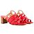 HERMÈS - Mule con tacco Celena Hermès in pelle rosa e marrone (T36,5)