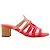 HERMÈS - Mule con tacco Celena Hermès in pelle rosa e marrone (T36,5) - vista 2